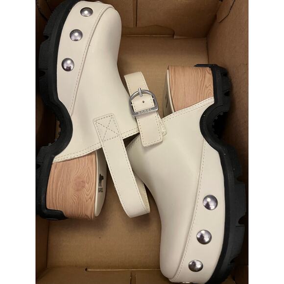 NEW (OTHER) SOREL ROAM'N CLOG RVT Chalk/Black Women's Size 6.5 - Picture 9 of 10